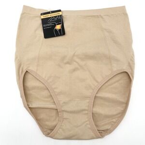 Tummy Solutions Women Shapewear Panty XL Seamless Control High‎ Rise Nude